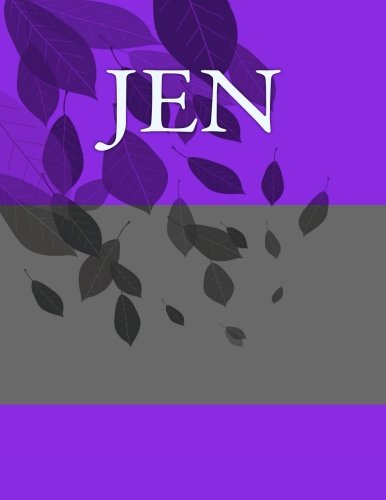 Jen: Personalized Journals - Write In Books - Blank Books You Can Write In