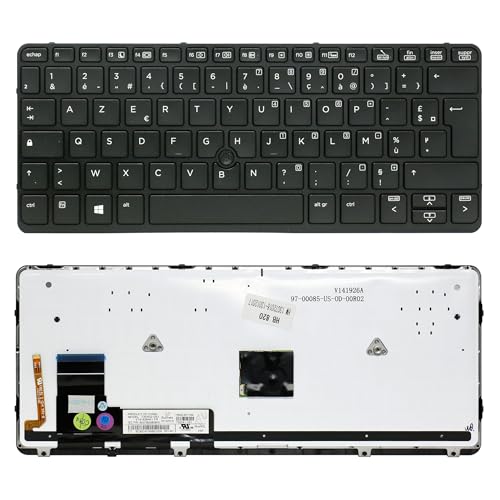 Clavier AZERTY HP EliteBook 725 G2 pour travailler le soir confortablement