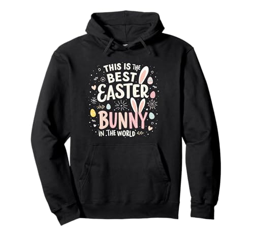 Meilleur Lapin Pâques Enfant Sweat à Capuche