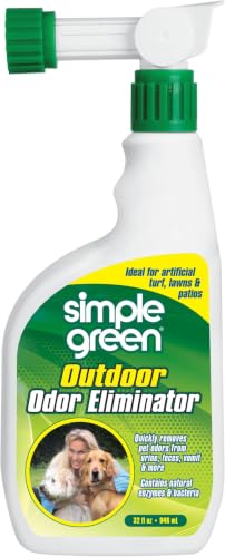Image of Outdoor Odor Eliminator for Pets, Dogs, Ideal for Artificial Grass & Patio (32 oz Hose End Sprayer) (Pack of 6)