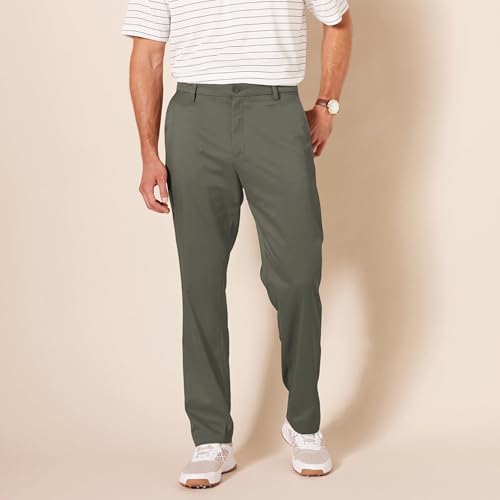 Image of Amazon Essentials Men's Classic-Fit Moisture-Wicking Stretch Golf Pants with Active Waistband (Available in Big & Tall)