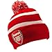 Arsenal English Premier League Red/White Knitted Ski Bobble Hat - Authentic EPL