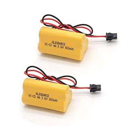 GLESOURCE 3.6V 900mAh Emergency/Exit Light Battery Compatible for Lithonia ELB B001 ELBB001 ELB-B001 Lithonia EU2C M6 LED Emergency Light Interstate ANIC1566 Unitech 0253799(2 Pack) Cover