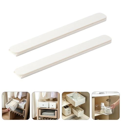 Rail de tiroir auto-adhésif pour boîte de rangement et coiffeuse - 3