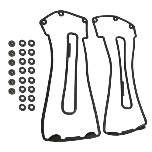 Image of PartsFlow Valve Cover Gasket Set & Grommets For 1999 2000 2001 2002 2003 2004 2005 BMW 540i 740i X5 E38 E39 E53 M62 B44