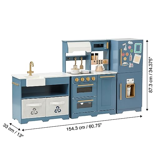 Teamson Kids TD-13850C Little Chef Atlanta Large Modular Wooden Play Kitchen thumb #3