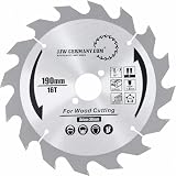 JJW Germany HM – lama per sega circolare HANNA 190 x 2,8 x 30 Z = 16 WZ appositamente per Festo/Festool, 1 pezzo, 4250980691293