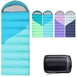 Camping Sleeping Bags for Adults Kids - All Season Warm & Cold Weather Backpacking Hiking XL Size Ro
