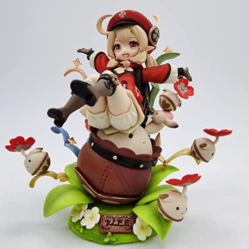Genshin Klee - Figura de impacto de Caballeros de Favonius Ver. Figura oficial 17 - Figura de Genshin Merch de 7.9 in Colección de PVC, modelo de