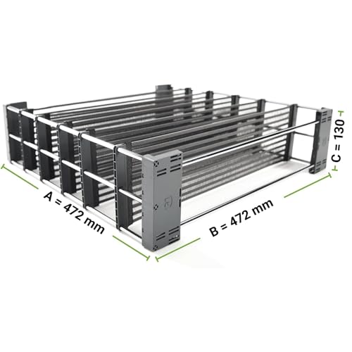 SpaceFlexx® – der innovativste Schubladen Organizer aller Zeiten I Das flexible & breitenverstellbare Ordnungssystem für Schubladen I Größe L