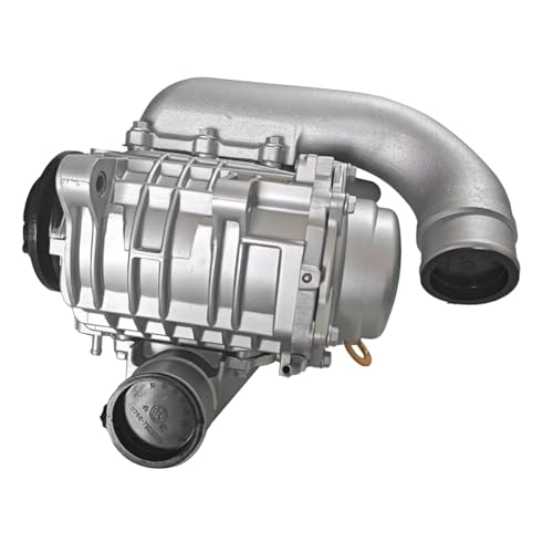 Universal Supercharger Compressor Booster High Performance Aluminum Turbo Blower for 2.0L-3.5L Car & SUV Engines Mixizap