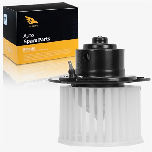 Image of BESUTO 700103 HVAC Heater Blower Motor Compatible with for Chevy LD /Med /HD Trucks /Suburban C1500 K2500 /GMC K1500 C1500 Front /Buick /Chevrolet /Pontiac Safari 6000 /Volvo,Replaces#PM129