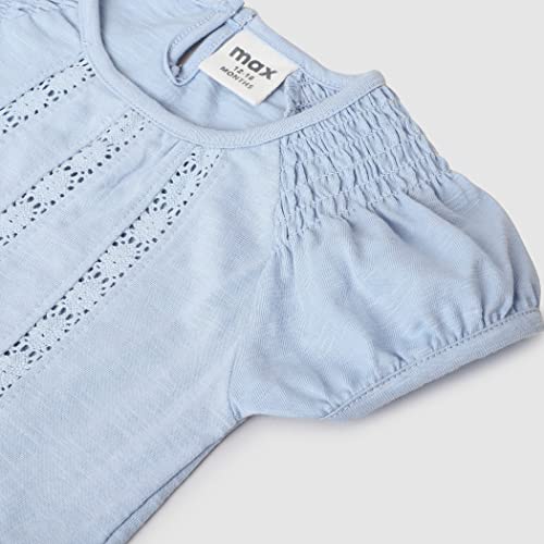 Image of Max Girls Schiffli Embroidered Top