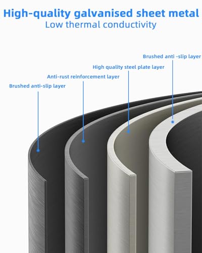 4 Sided Splatter Guard Foldable Stainless Steel Stove Splash Guard 11.8″ Height Oil Splatter Screens for Frying Kitchen Backsplash Protector Nonstick Oil Splatter Guard for Cooking - Image 4