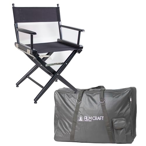 Filmcraft Short Black Chair with Carry Bag