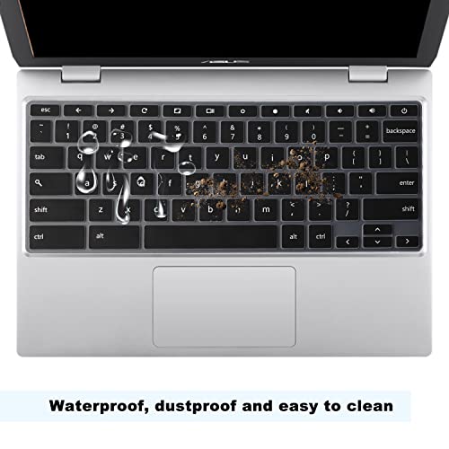 Protector de teclado para ASUS Chromebook Flip C433 C434 14" miniatura 3