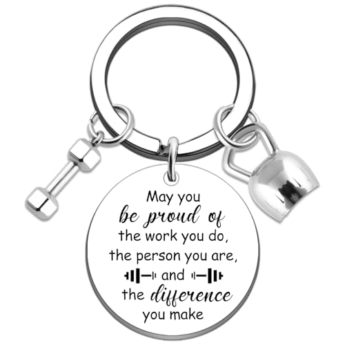 SOJUWEL Workout Gifts for Women Fitness Gift Keychains