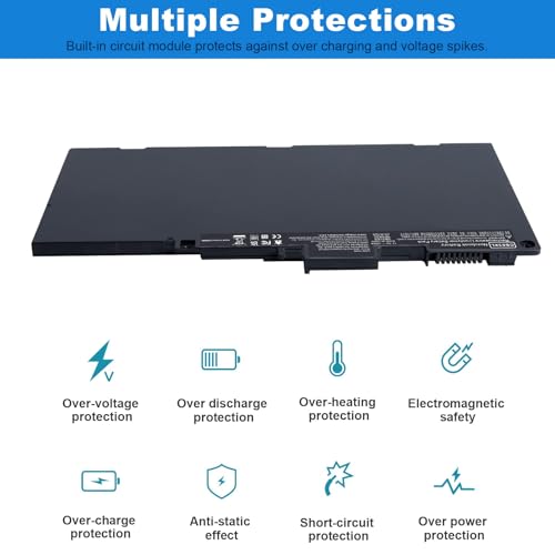 Image of ASUNCELL CS03XL Battery for HP Elitebook 840 850 755 745 G3 G4 ZBook 15u G3 G4 Series 46Wh