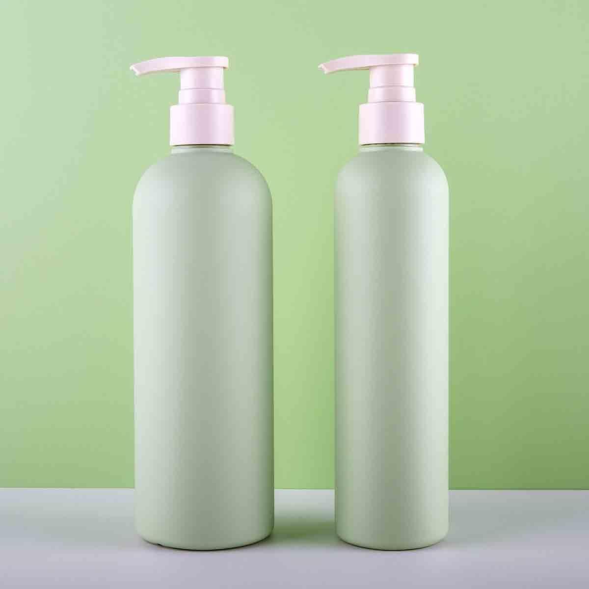 Dispensador de Ducha, dispensador de jabón, Bomba dispensadora de plástico, para hogar/Hotel/baño, Verde, dispensador de loción de 260 ml/400 ml (Mediano)