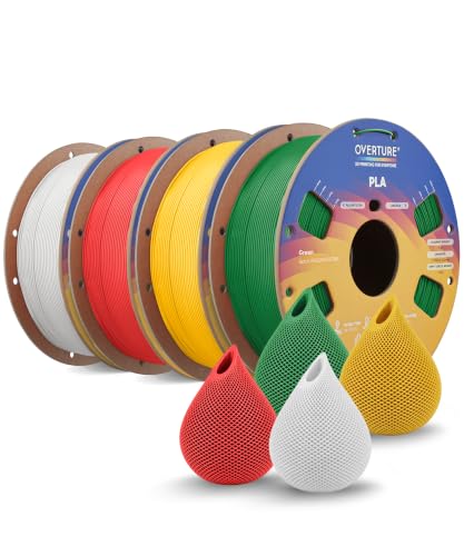 Image of OVERTURE 4KG Bundle High Speed PLA Filament 1.75mm, 3D Printer Filament