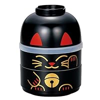 Amazon.co.jp: たつみや(Tatsumiya) ねこたち こけし二段弁当