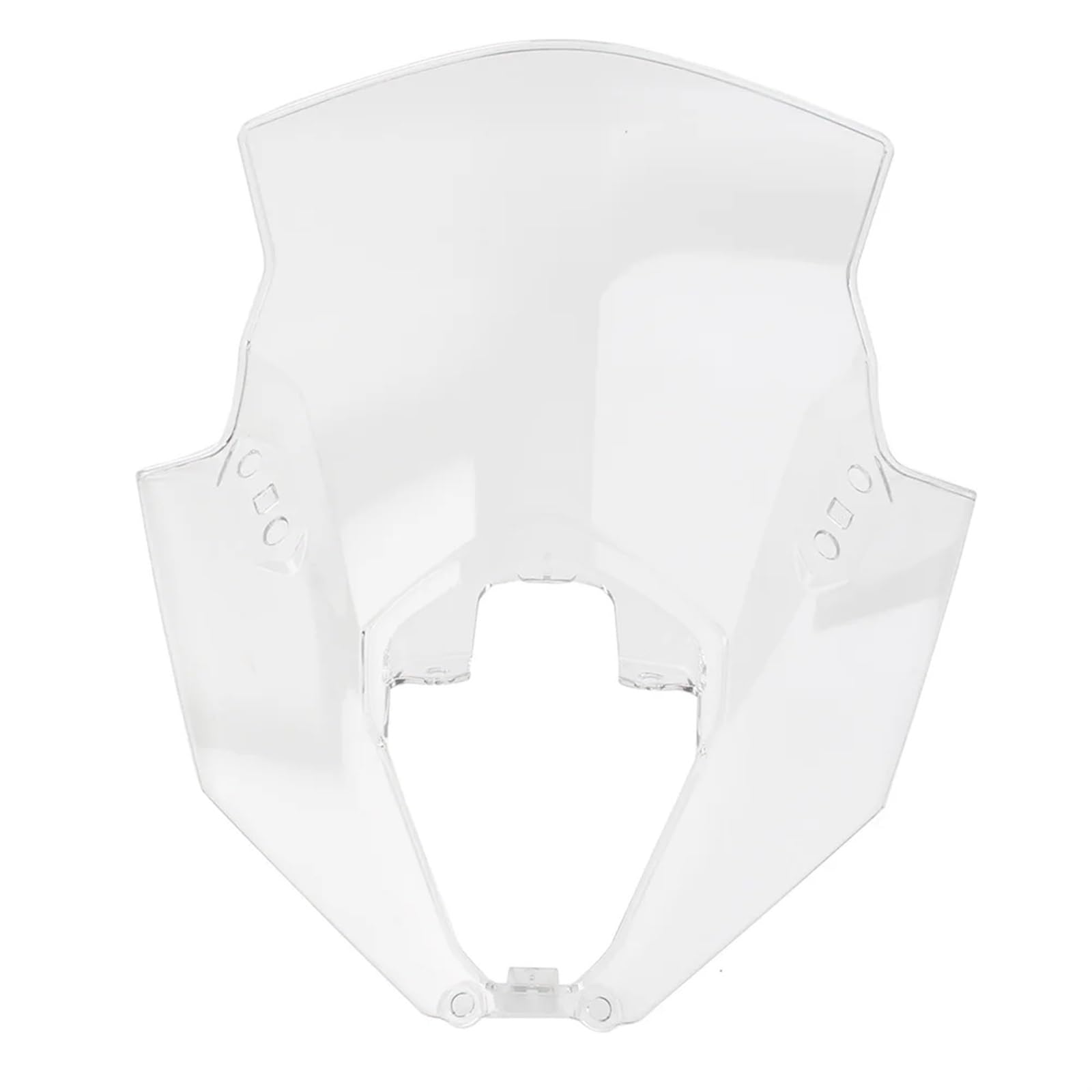 SXXJVES Motorbike Windshield For Ninja 650 For EX650 For ER-6F For ER6F 2020-2023 Motorcycle Double Bubble Windshield Deflector Protector Wind Motorcycle Windscreen(Clear)