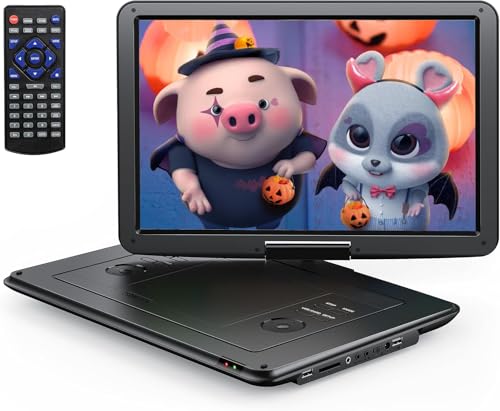 YOTON DVD Portátil 16" con Pantalla Giratoria HD de 14"