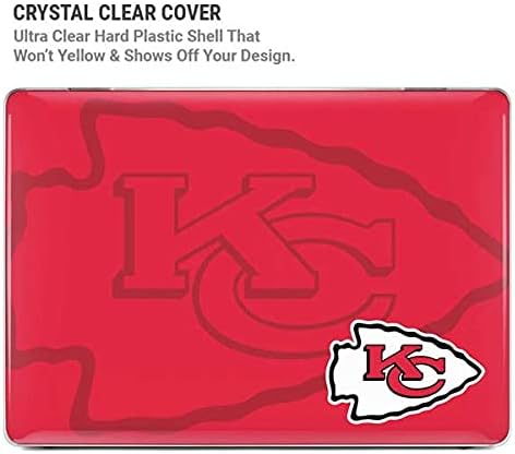 Skinit Case + Skin Compatible with MacBook Pro 15in (2016-19) - Officially Licensed NFL Kansas City Chiefs Double Vision Design