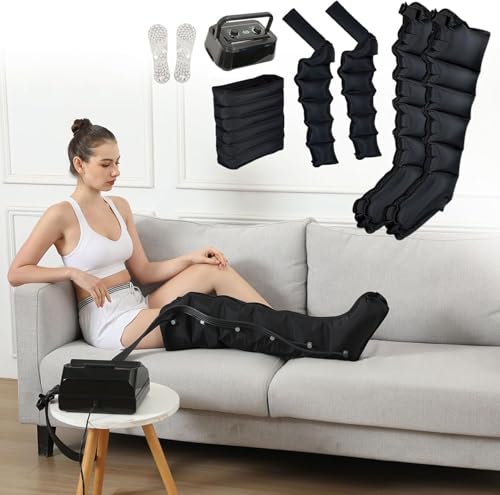 LESBJFDM Presoterapia para Casa, Presoterapia En Casa, Presoterapia Piernas Y Abdomen Profesional, Maquina Presoterapia, Botas Presoterapia Piernas, Drenaje Linfatico Piernas