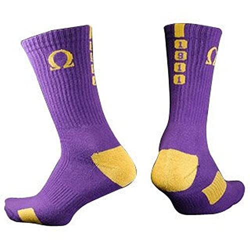 Omega Psi Phi Athletic Crew Socks