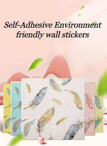 Image of SAYFINE 3D Wall Panel Wallpaper, Self Adhesive PE Foam Brick Sticker, Waterproof Wall Covering for Home Decor, 70 x 70 cm (Pack of 1, 5.27 Sq. Ft. Approx)