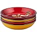 Certified International Bistro 9-Inch Soup/Pasta Bowl, Set of 4