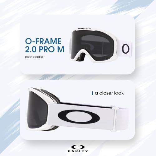 OAKLEY O-Frame 2.0 Pro ホワイトFree Size Oakley O-Frame 2.0 Pro M OO7125 Matte White w Dark Gy Ski Goggles