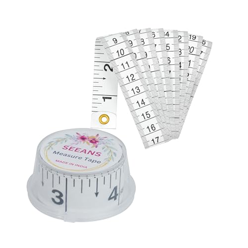 Cinta Métrica Suave Flexible Con Doble Escala Para Medición Corporal, Costura, Sastrería Y Uso Artesanal, Regla De Vinilo Con Escala De Centímetros Y Pulgadas De Doble Cara Para Pérdida De Peso