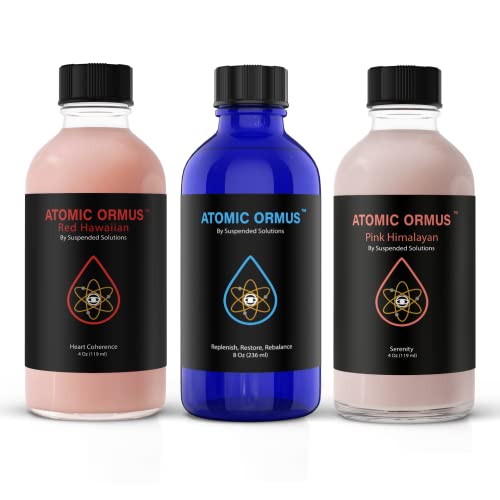 Atomic Ormus 4Oz + Atomic Ormus Red 4Oz + Amoic Ormus Pink 4Oz Bundle #TOP1