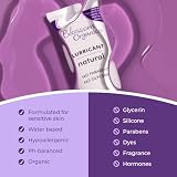 Blossom Lube Organics 8 Fl Oz, Personal Lubricant for Women, pH Balanced, Non-Irritating, Water Based Personal Lubricant, Free of Harsh Ingredients, Toy Friendly