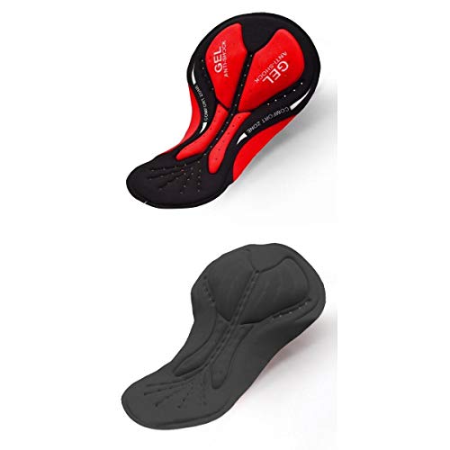 #N/a 2 Peças de Calça de Gel de Ciclismo Espesso Calções de Substituição Almofadas Forro de Almofada