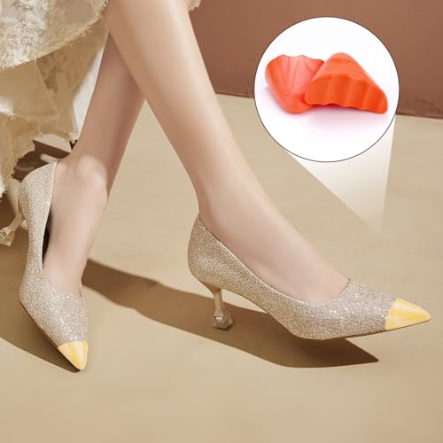 Astimes 4 pares rellenos beige para zapatos grandes miniatura 7