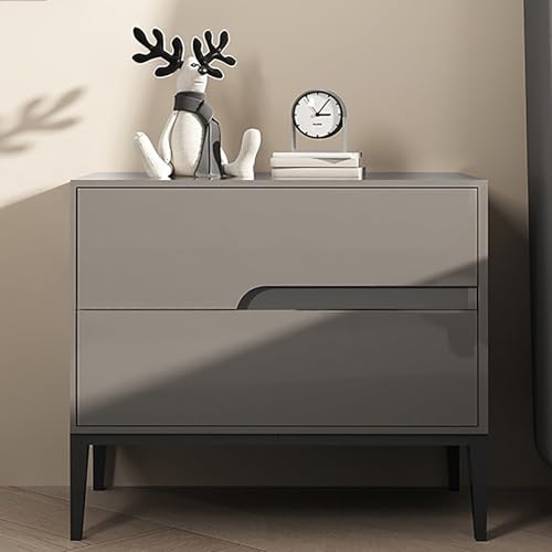HJYBFA Cajón Moderno y Sencillo de Madera Maciza con Tirador Creativo, diseño de Cuero, Multicolor, Gran Capacidad, Ideal para Sala de Estar, Dormitorio y Otros ambientes, G, 50 cm