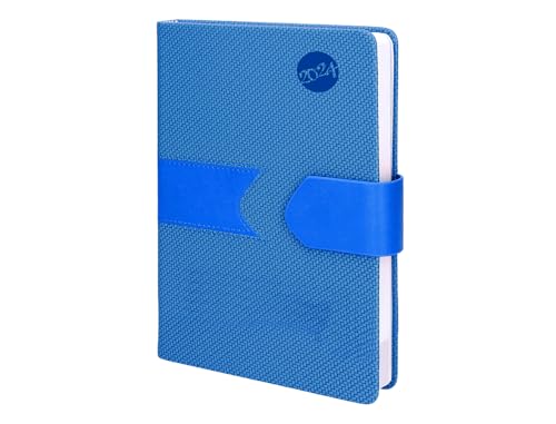 Liderpapel Lihdor Bound Diary 15 x 21 cm 2024 Day Page Blue Paper 70 g - Image 3