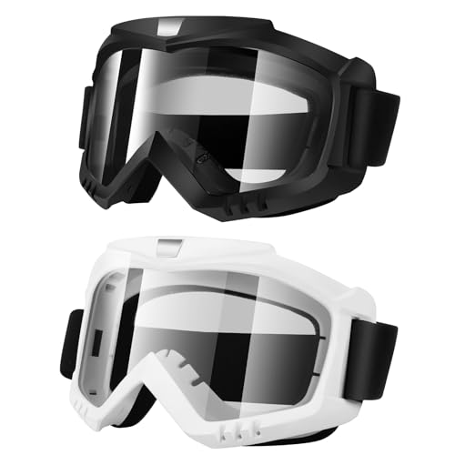 Image of Dirt Bike Goggles 2 Pack - Motorcycle, ATV, Riding, Ski, Windproof Racing Glasses