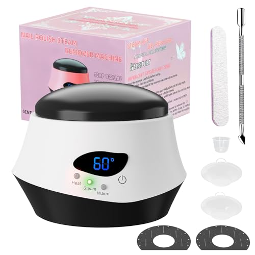 50W Nail Steamer Gel Nail Polish Remover MachineQuick Nail Gel Re...