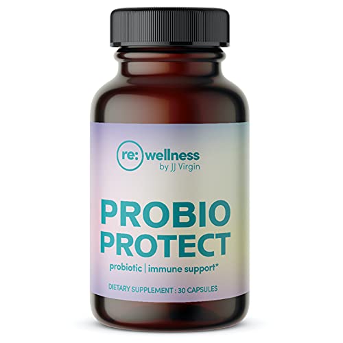 Reignite Wellness Complete ProBio Protect - Probiotic Supplement to Promote Gut Health, Immune Support - Aids in Healthy Digestion & Energy Production (30 Vegetarian Capsules) - by JJ Virgin