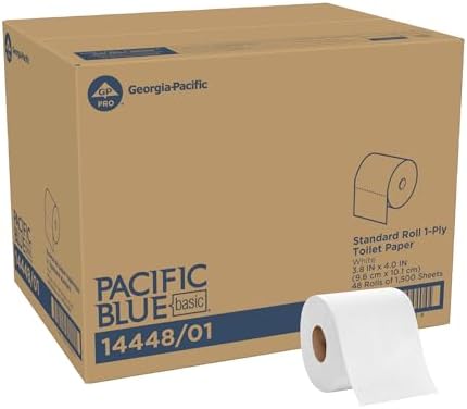 Georgia-pacific Papel higiênico padrão de 1 dobra Envision, 152 m...