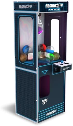Arcade1Up Full-Size Claw Machine - Light-Up Marquee, Customizable - Perfect for Stuffed Animals, Plushies, Toys - Ultimate Arcade Game Room & Party Entertainment