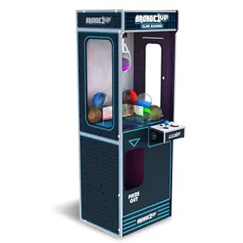 Arcade1Up Full-Size Claw Machine - Light-Up Marquee, Customizable - Perfect for Stuffed Animals, Plushies, Toys - Ultimate Arcade Game Room & Party Entertainment