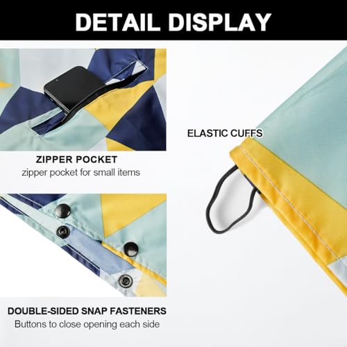 Image of salamra Rain Poncho Jacket - Hooded Waterproof Raincoat with Pocket for Women Men Adults