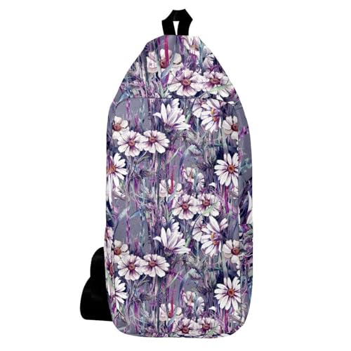 Sac à dos d'été multicolore | Petit sac de sport léger motif fleurs