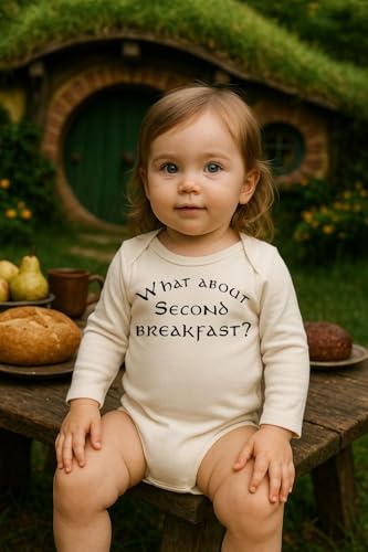 What About Second Breakfast Onesie® - 100% Cotton -Cream Color2