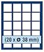 Produktbild SAFE MÜNZBOX NOVA Nr. 6338 - 20 x 38 mm QUADRATISCHE FÄCHER - IDEAL FÜR 10 EURO / 10 DM MÜNZEN IN MÜNZKAPSELN 32,5 / 325 PP - BIS CAPS 32,5 ODER MÜNZEN BIS 38 mm DURCHMESSER - Münzenboxen - Münzboxen - Münzelemente